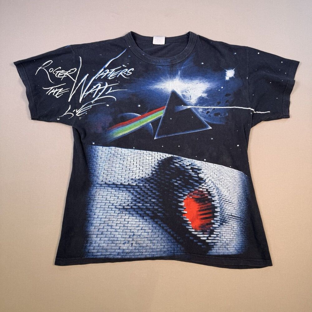 Roger Waters The Wall Live Tour AOP Graphic T-Shirt The Wall M Front/Back